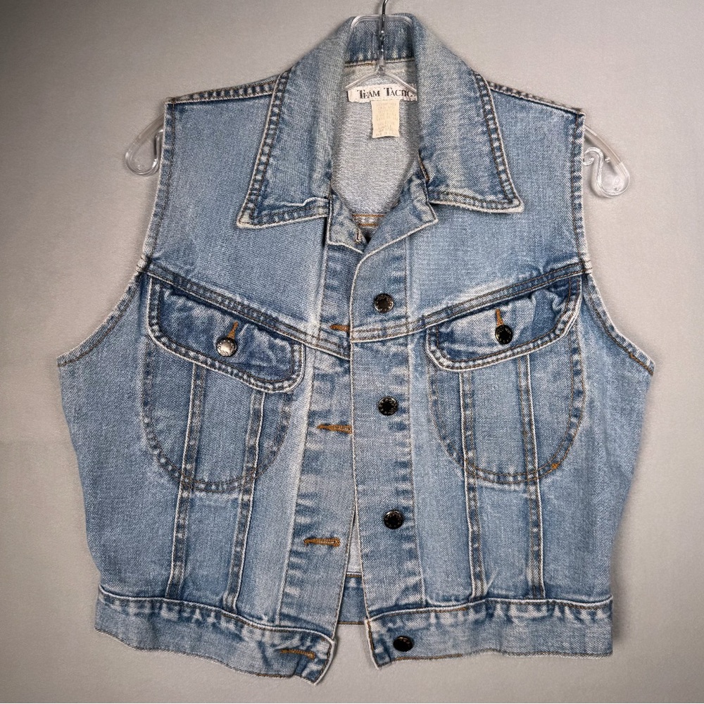 Vintage 1980s Denim Vest